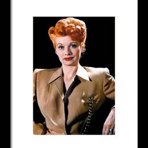 LUCILLE BALL 1940’s PORTRAIT PRINT 7”X10”